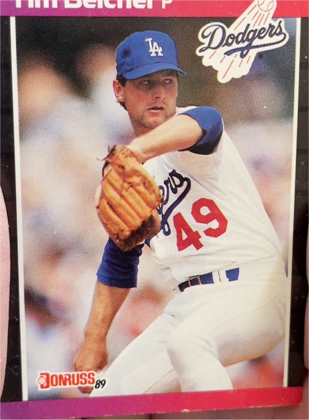 1989 Donruss #203 Tim Belcher — front