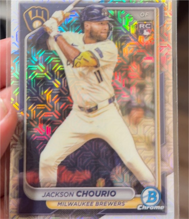 2024 Bowman Chrome #69 Jackson Chourio — front