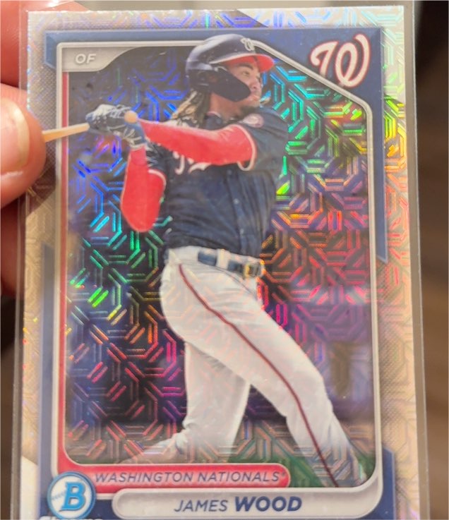 2024 Bowman Chrome #BCP-216 James Wood — front