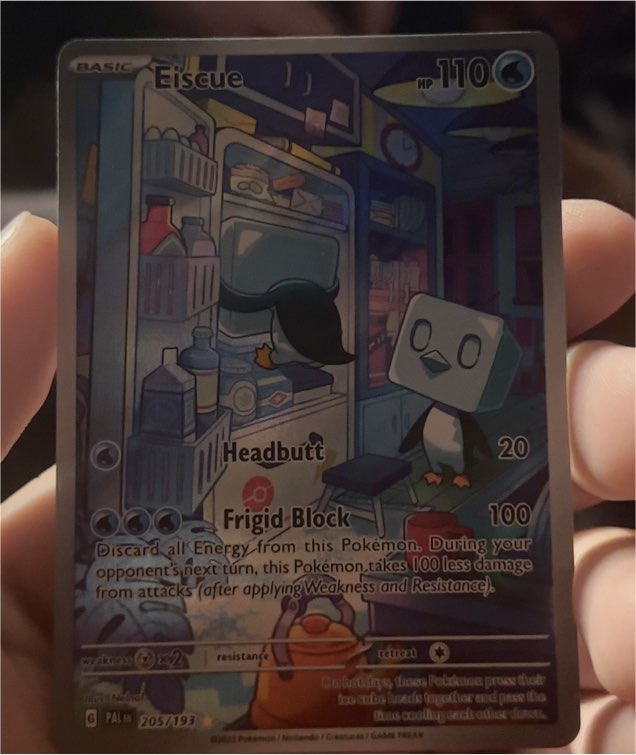 2023 Pokémon SV02: Paldea Evolved #205/193 Eiscue — front