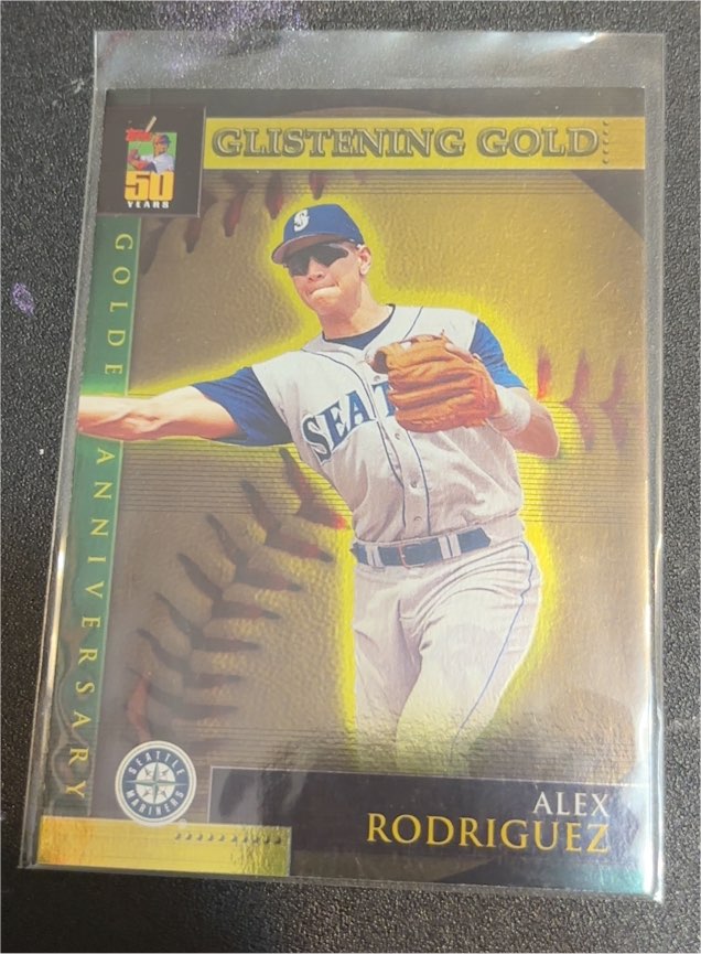 2001 Topps Golden Anniversary #GA23 Alex Rodriguez — front