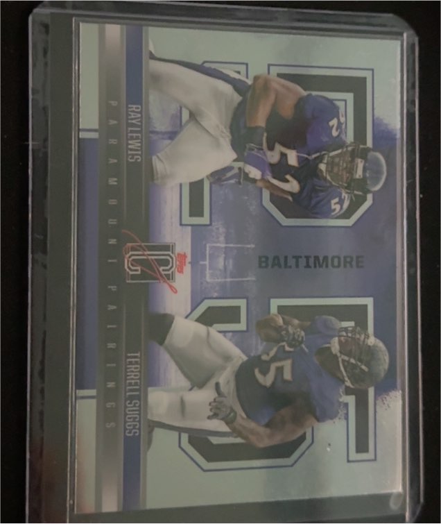 2024 Topps Signature Class Paramount Pairings #PP-12 Ray Lewis / Terrell Suggs — front