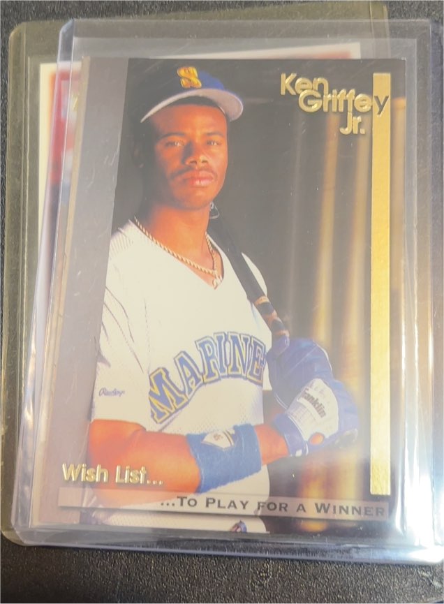 1995 Megacards Ken Griffey Jr. Wish List #7 Ken Griffey Jr. — front