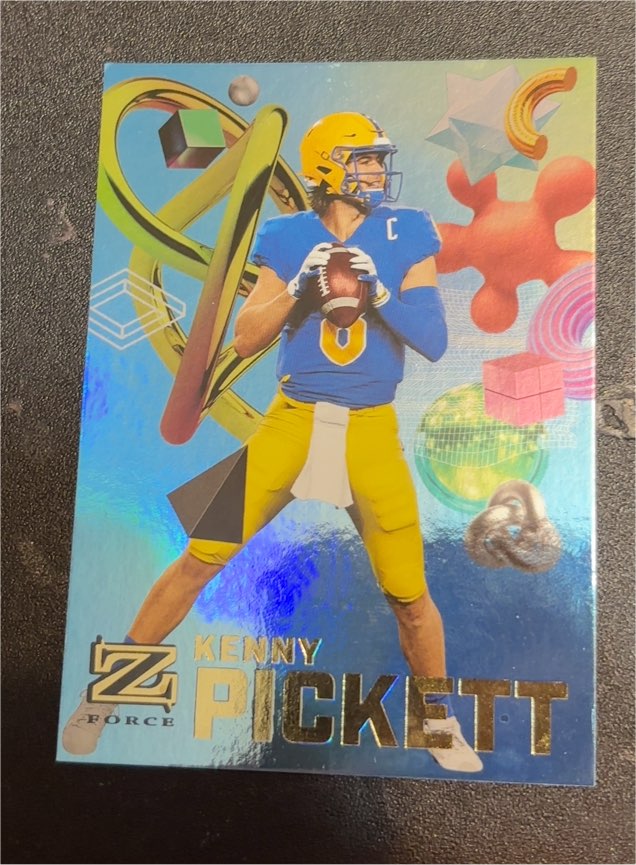 2022 SkyBox Metal Universe Champions #Z-26 Kenny Pickett Z-Force — front