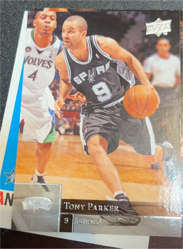 2009-10 Upper Deck #174 Tony Parker — front