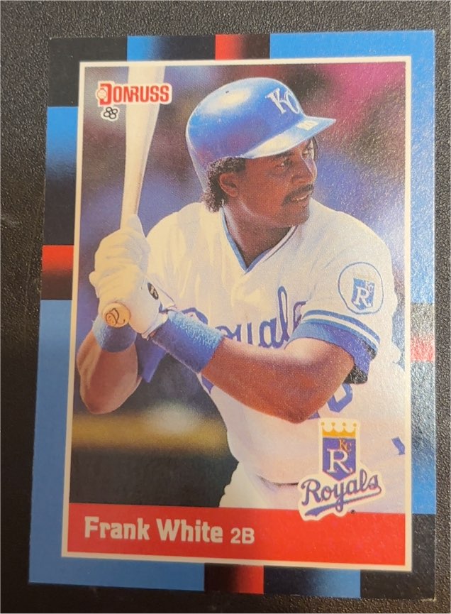 1988 Donruss #225 Frank White — front