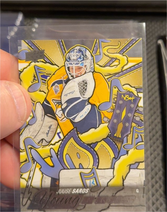 2024-25 Upper Deck Series 2 #464 Juuse Saros Young Guns Renewed — front