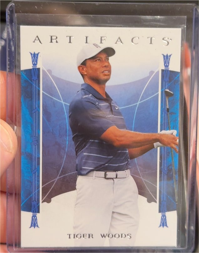 2024 Upper Deck Portfolio Artifacts #2 Tiger Woods — front