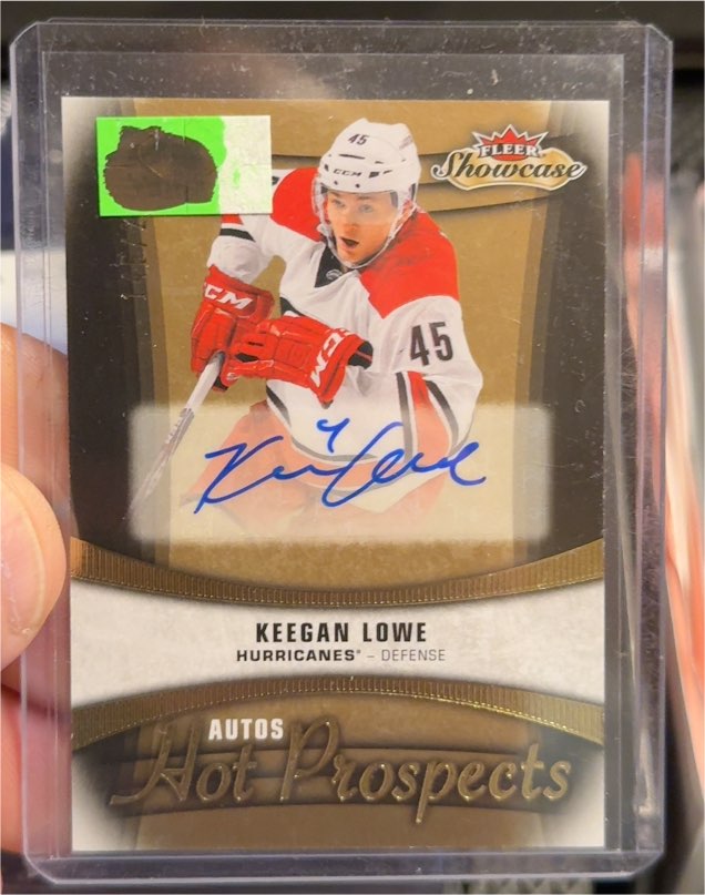 2015-16 Fleer Showcase #133 Keegan Lowe — front