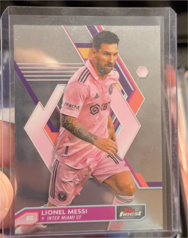 2023 Topps Finest MLS #1 Lionel Messi Inter Miami CF — front
