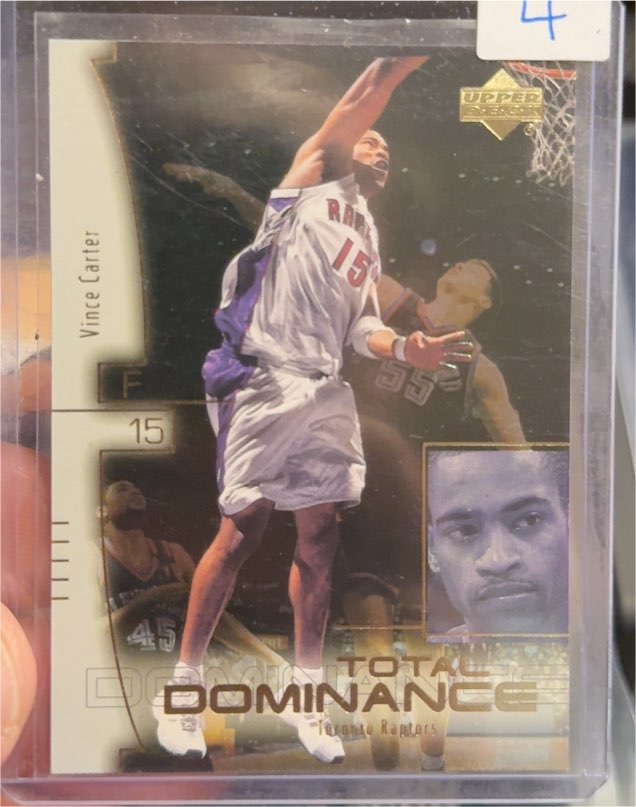 2000-01 Upper Deck Total Dominance #TD7 Vince Carter — front