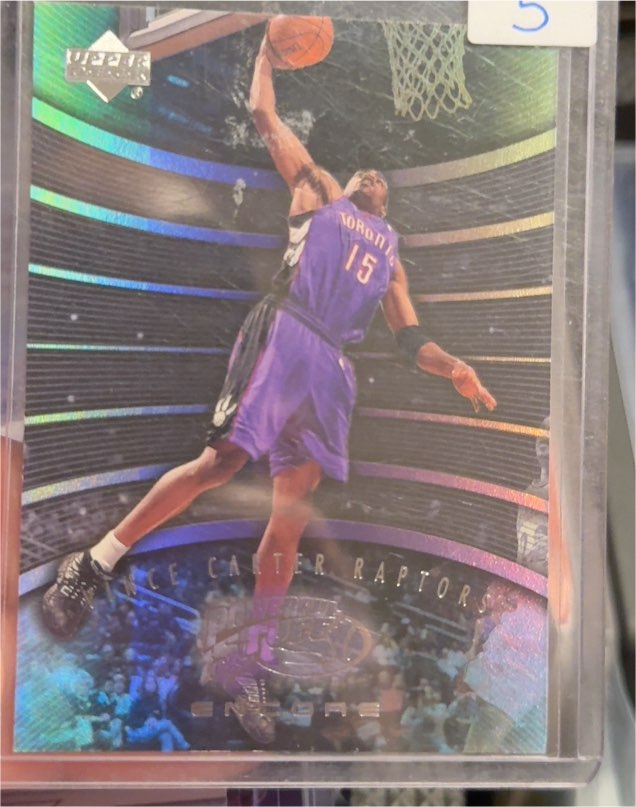 2000 Upper Deck Encore #PS7 Vince Carter Powerful Stuff — front