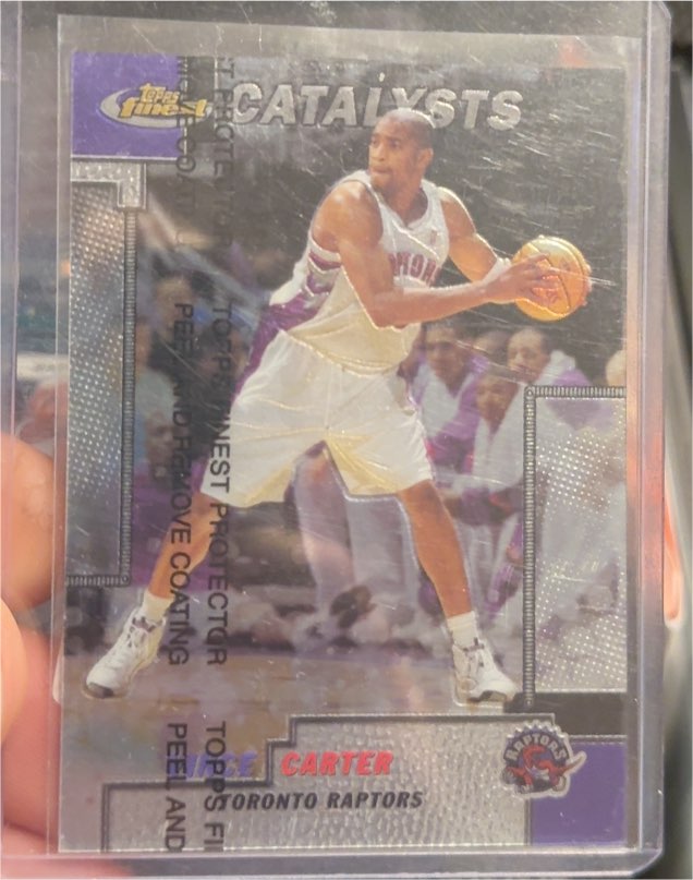 1999-00 Topps Finest #235 Vince Carter — front