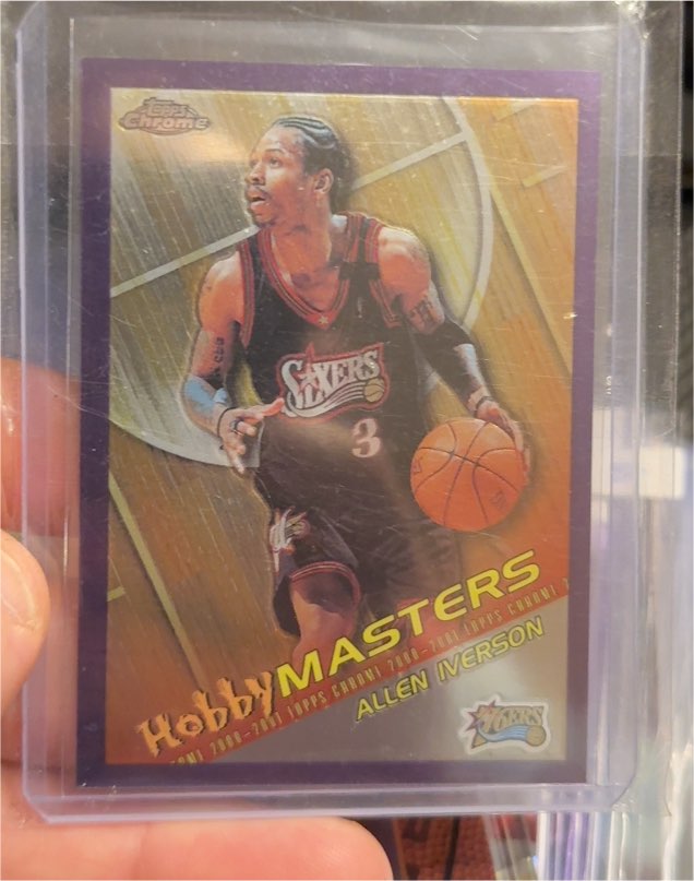 2000-01 Topps Chrome Hobby Masters #HM6 Allen Iverson — front