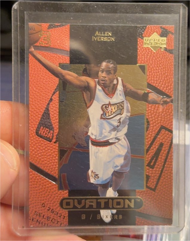 1999-00 Upper Deck Ovation #40 Allen Iverson — front
