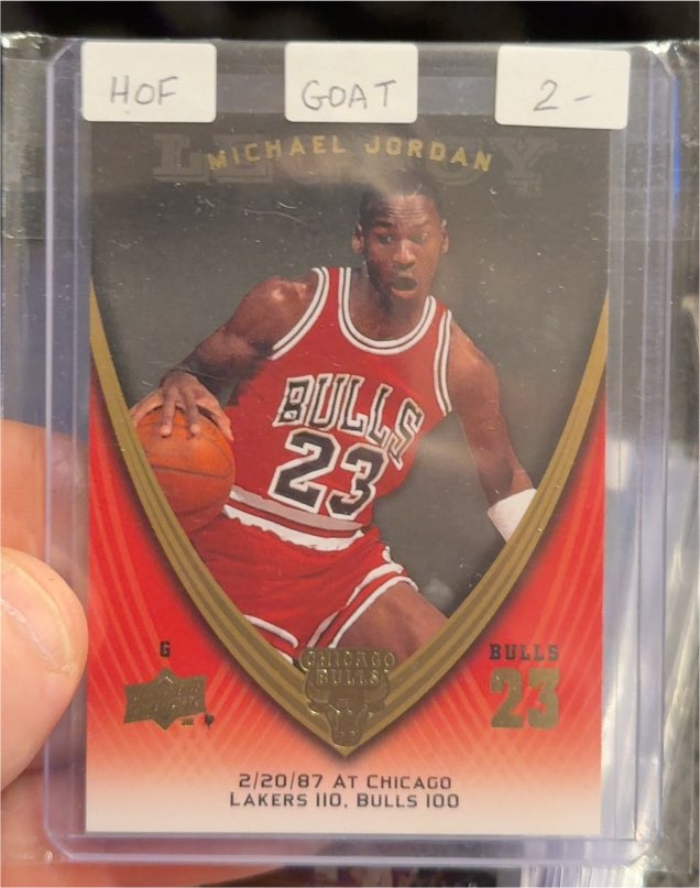 2008 Upper Deck Michael Jordan Legacy #156 Michael Jordan — front