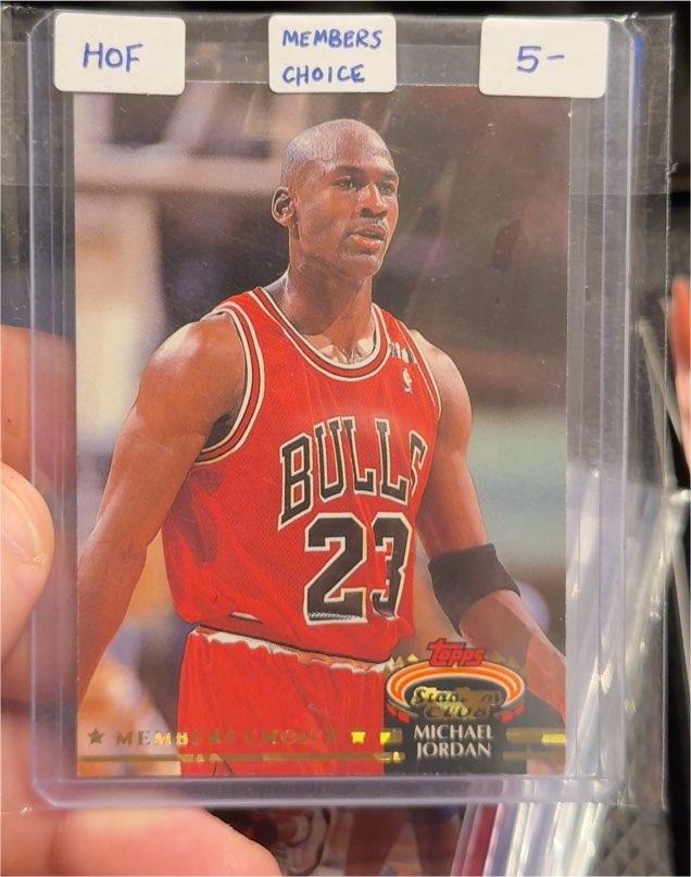 1992-93 Topps Stadium Club #210 Michael Jordan Members Choice — front