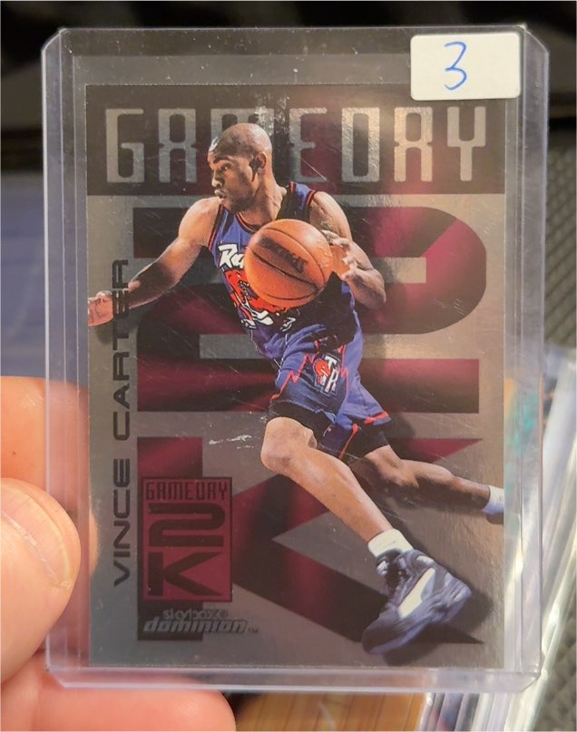 1999-00 Skybox Dominion Game Day 2K #1GD Vince Carter — front