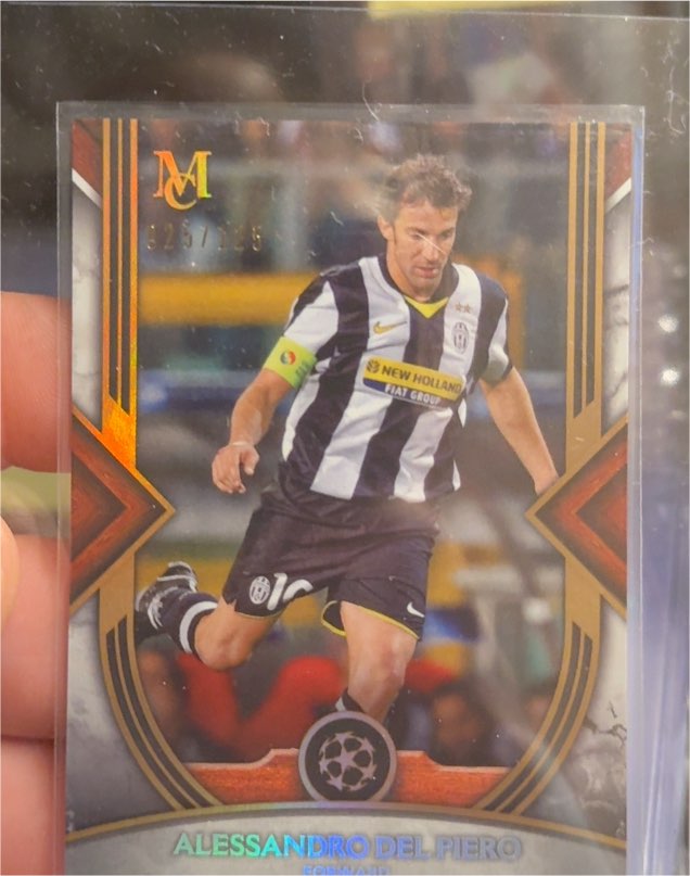 2022-23 Topps Museum Collection UEFA #526 Alessandro Del Piero — front