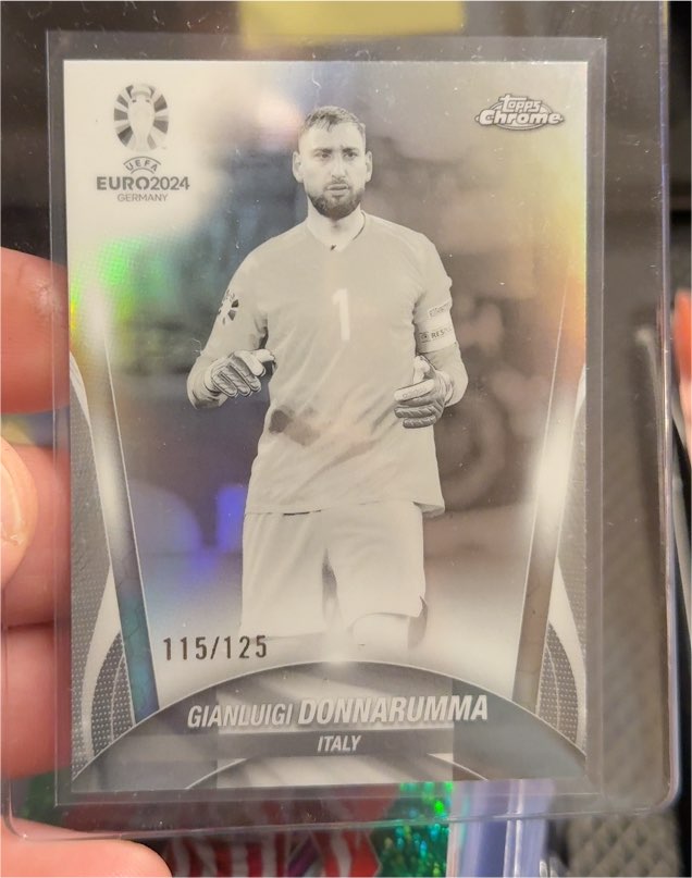 2024 Topps Chrome UEFA Euro #149 Gianluigi Donnarumma — front