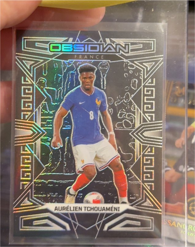 2023-24 Panini Obsidian #156 Aurélien Tchouaméni — front