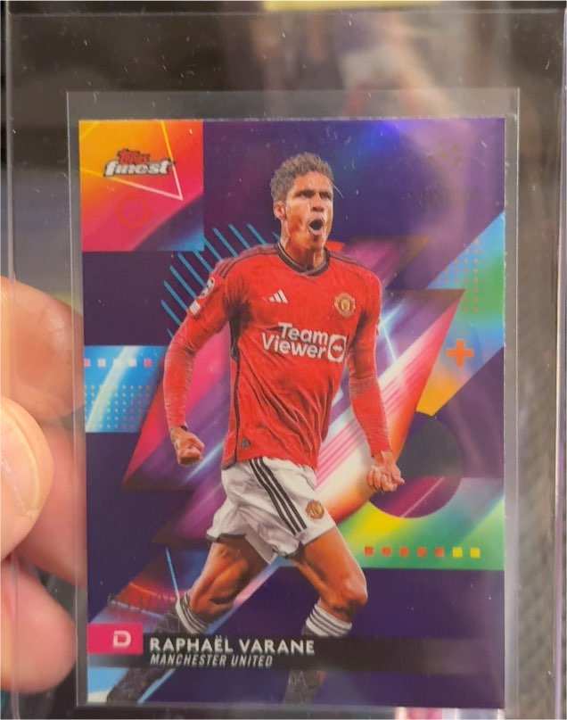 2023-24 Topps Finest UEFA Club Competitions #144 Raphaël Varane — front