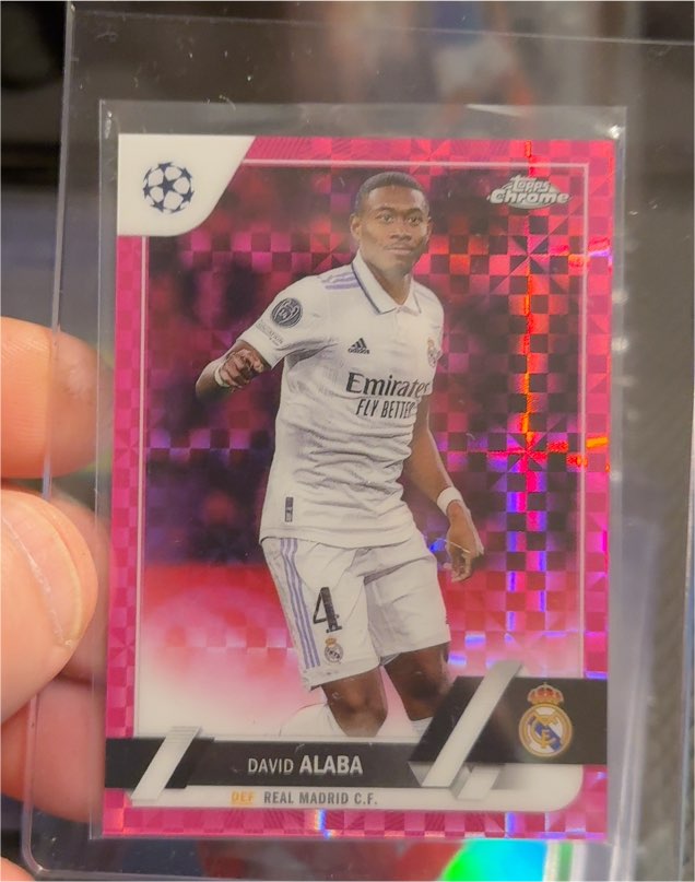 2022-23 Topps Chrome UEFA #82 David Alaba — front