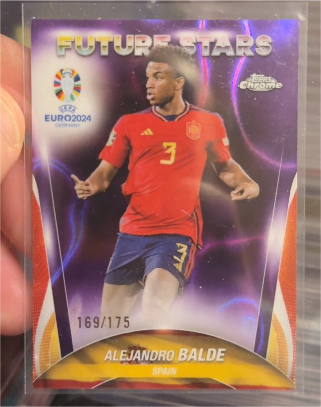 2024 Topps Chrome UEFA Euro Future Stars #20 Alejandro Balde — front
