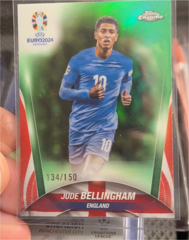 2024 Topps Chrome UEFA Euro #147 Jude Bellingham — front