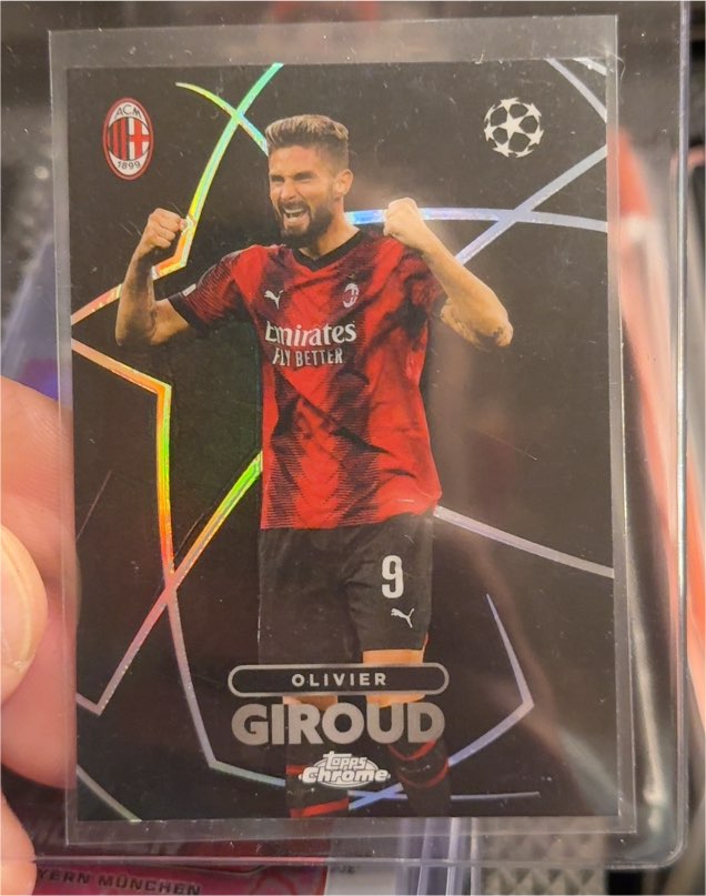 2023-24 Topps Chrome UEFA #BE-3 Olivier Giroud — front