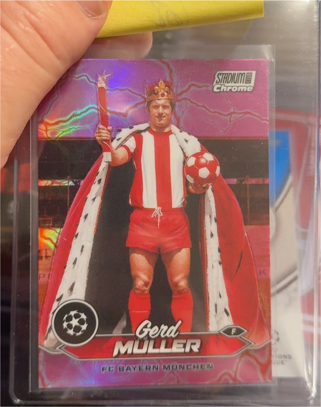 2023-24 Topps Stadium Club Chrome UEFA #99 Gerd Muller — front