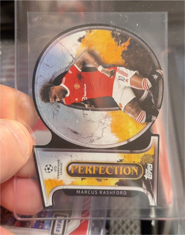 2021-22 Topps UEFA Champions League Perfection #PF-08 Marcus Rashford — front