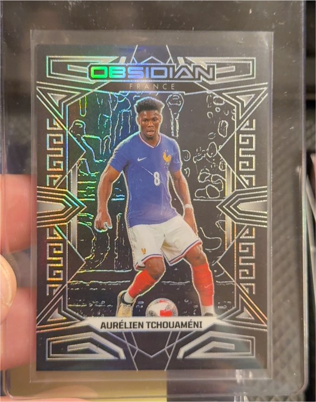 2023 Panini Obsidian Aurélien Tchouaméni — front