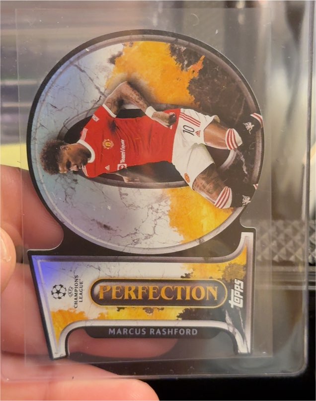 2021-22 Topps UEFA Champions League #PF-08 Marcus Rashford Perfection — front