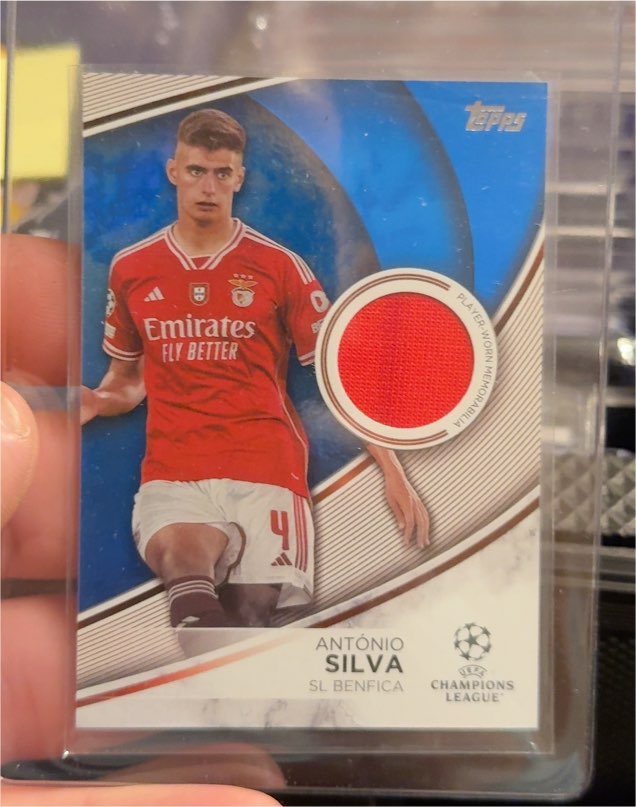 2023-24 Topps UEFA Club Competitions Antonio Silva Relic — front