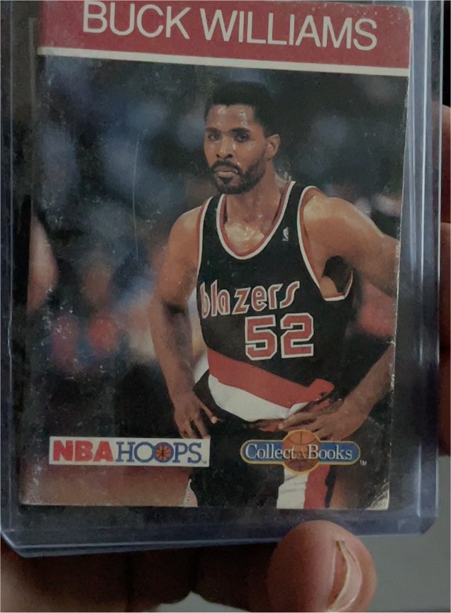 1990 NBA Hoops Collect-A-Books #Buck Williams — front