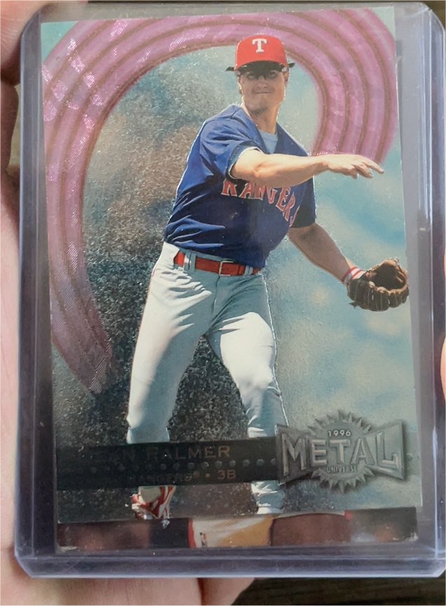 1996 Fleer Metal Universe #115 Dean Palmer — front