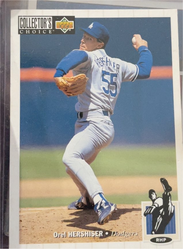 1994 Upper Deck Collector's Choice #135 Orel Hershiser — front
