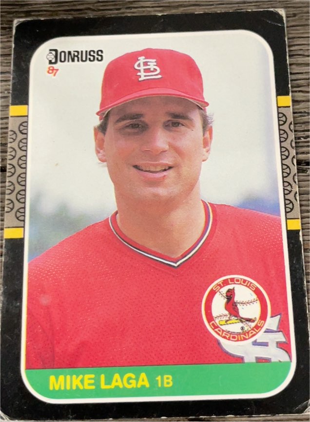 1987 Donruss #293 Mike Laga — front