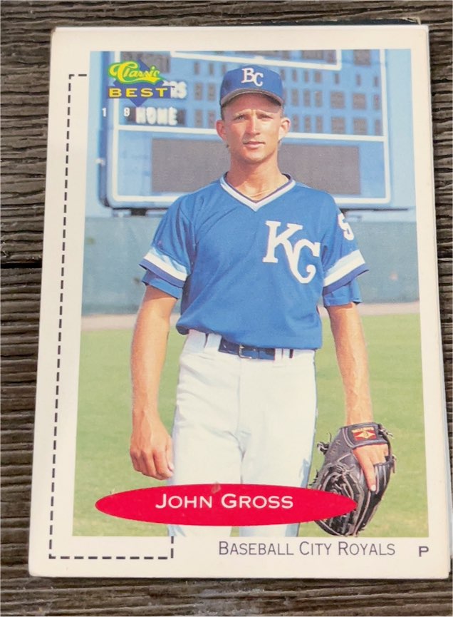 1991 Classic Best #35 John Gross — front
