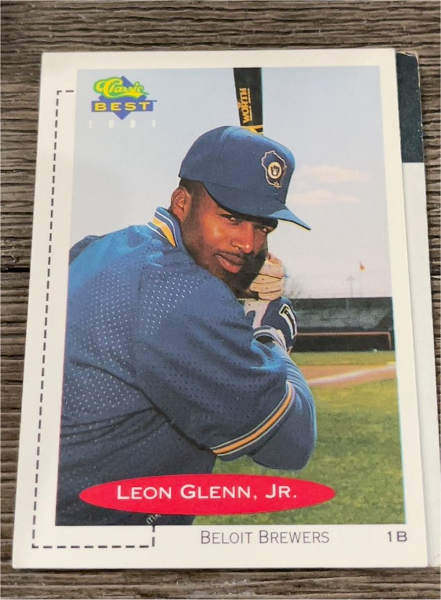 1991 Classic Best #215 Leon Glenn Jr. — front