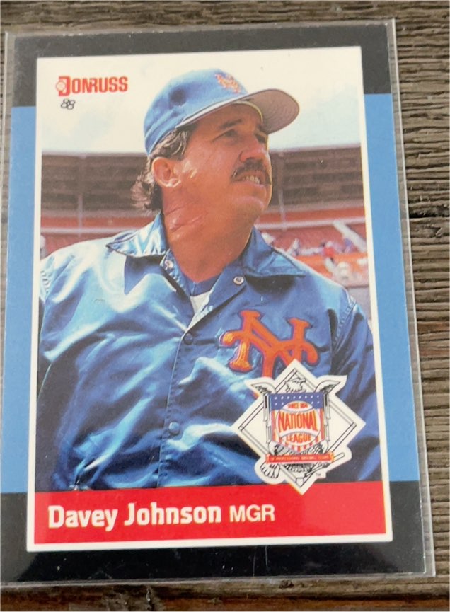 1988 Donruss All-Stars #42 Davey Johnson — front