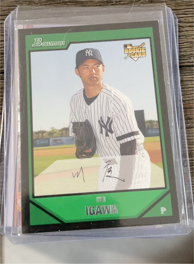2007 Bowman #213 Kei Igawa Rookie Card — front