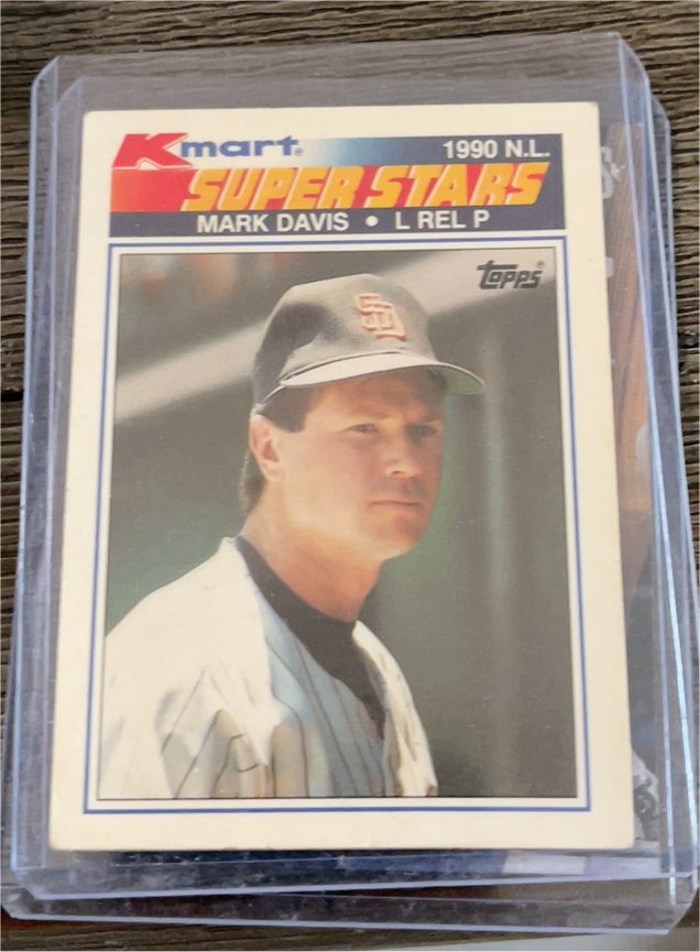 1990 Topps Kmart Super Stars #14 Mark Davis — front