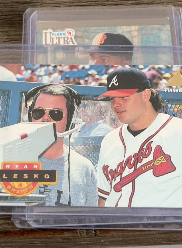 1994 Pinnacle #157 Ryan Klesko — front
