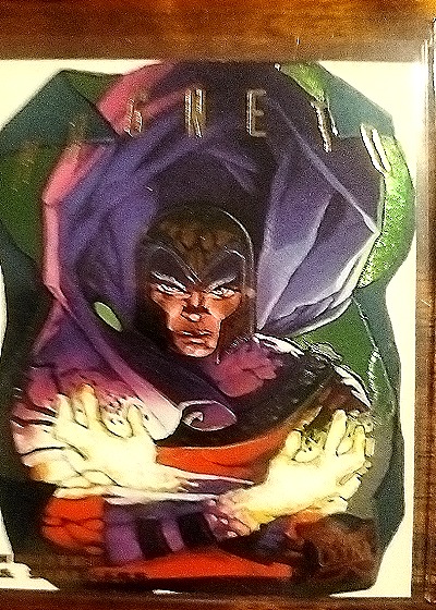 1995 Fleer Ultra X-Men Hunters & Stalkers #8 Magneto — front