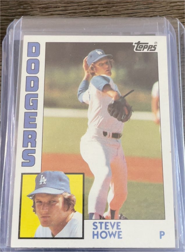 1984 Topps #425 Steve Howe — front