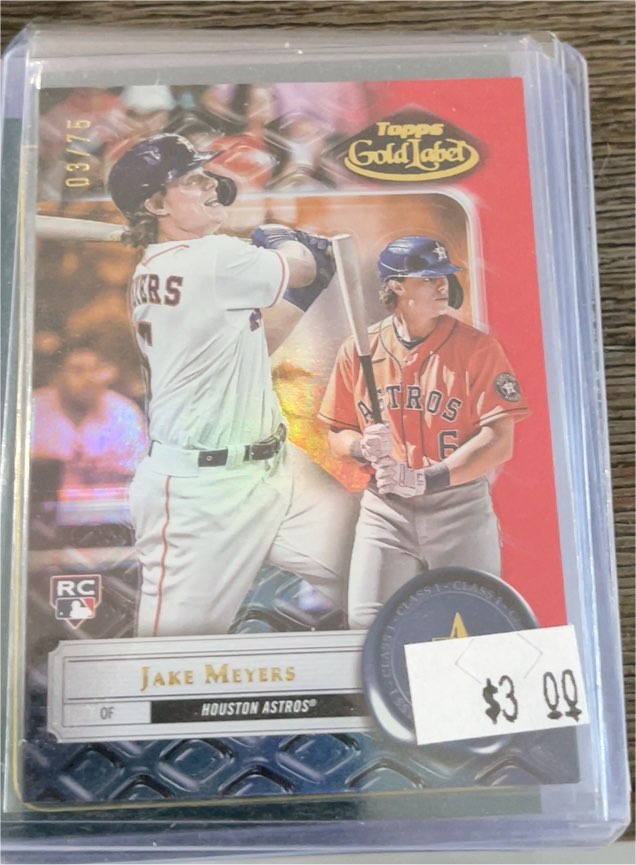 2022 Topps Gold Label #71 Jake Meyers RC — front