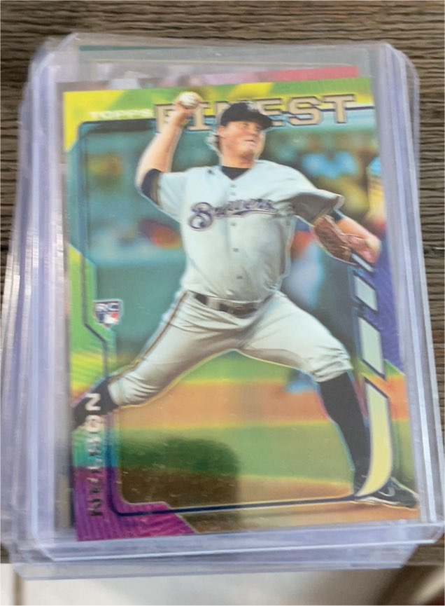 2014 Topps Finest #10 Jimmy Nelson — front