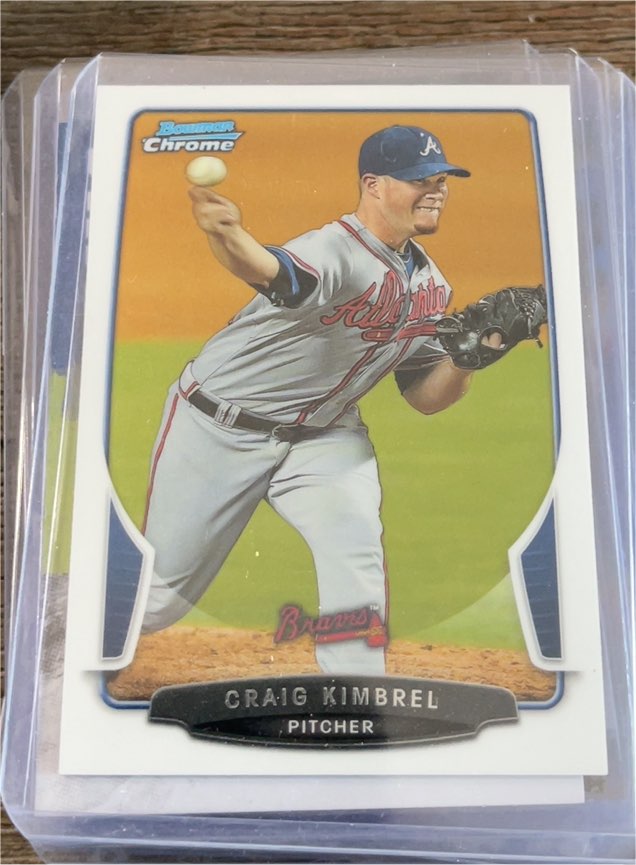 2013 Bowman Chrome #32 Craig Kimbrel — front